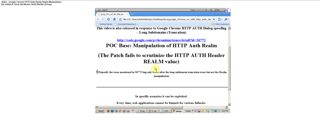 poc base manipulation of http auth realm
